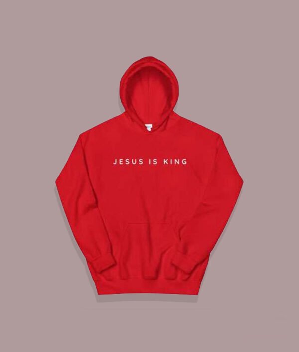 Jesus Is King Hoodie By Kanye West Red