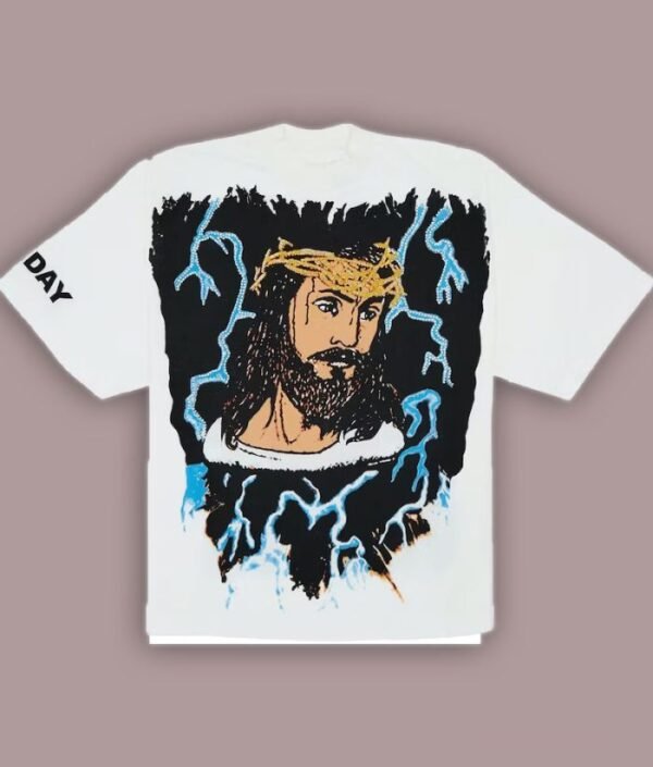 Kanye West Awge for Jik Lightning T-shirt Multi