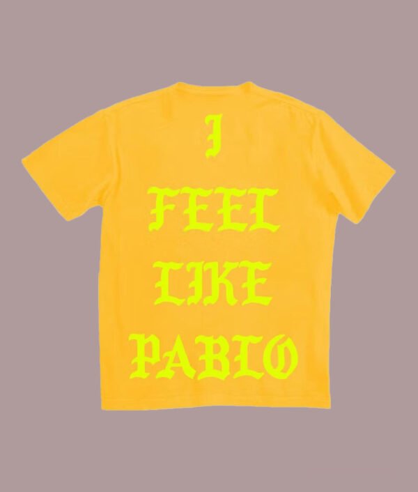 Kanye West Atlanta Pablo Pop-Up T-shirt Gold