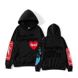 Kanye West Graffiti Letter Lucky Me I See Ghosts Hoodie