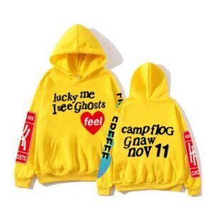 Kanye West Graffiti Letter Lucky Me I See Ghosts Hoodie