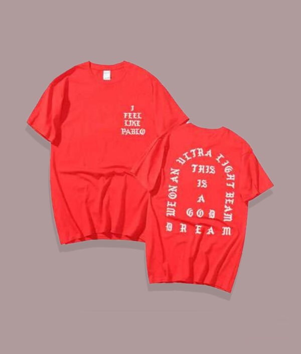 Kanye West I Feel Like Pablo T-Shirt Red