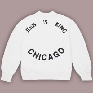 Kanye West Jesus Is King Chicago Crewneck White