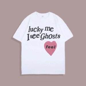 Kanye West Homme Lucky Me I See Ghosts Shirt 