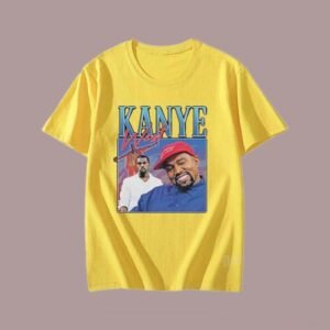 Kanye West 90s Vintage Homage Unisex T Shirt Yellow